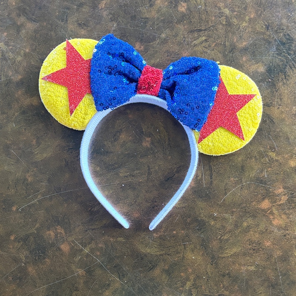 Sequin Pixar Ball Themed Mouse Ears Headband